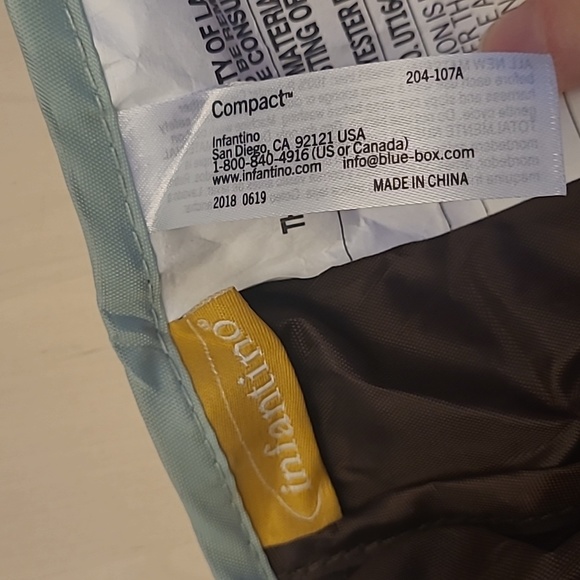 NEW IN PACKAGE Infantino High Chair/Shopping Cart Germ Cover with Zoo Animals - Picture 11 of 16